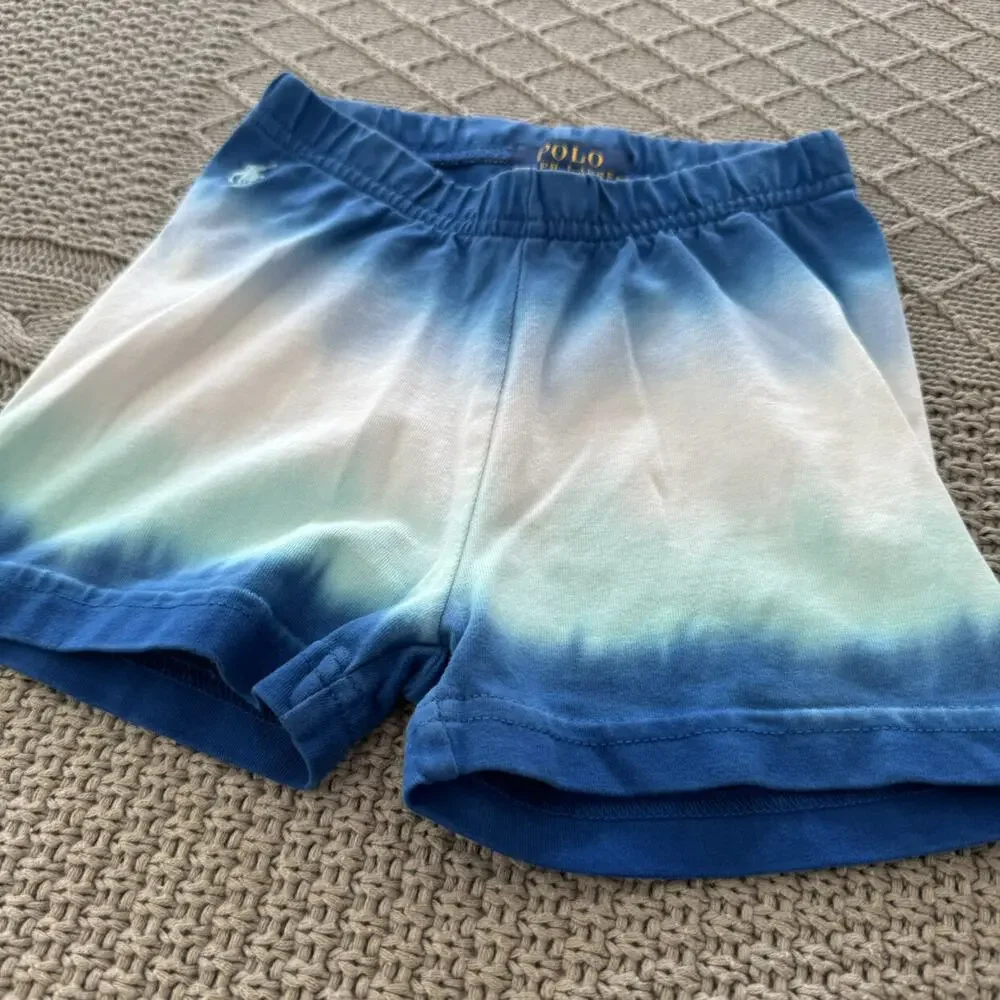 Ralph Lauren Tie Dyed Blue Shorts ~ 5